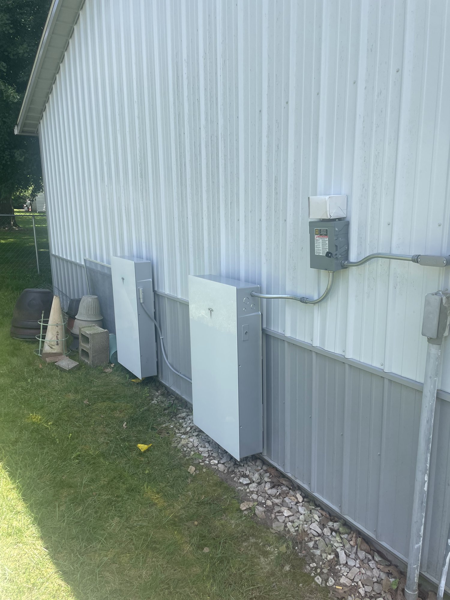 Battery and electrical equipment installed at an Illinois property