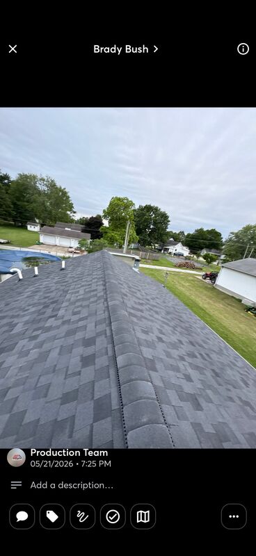 Completed reroof ready for solar